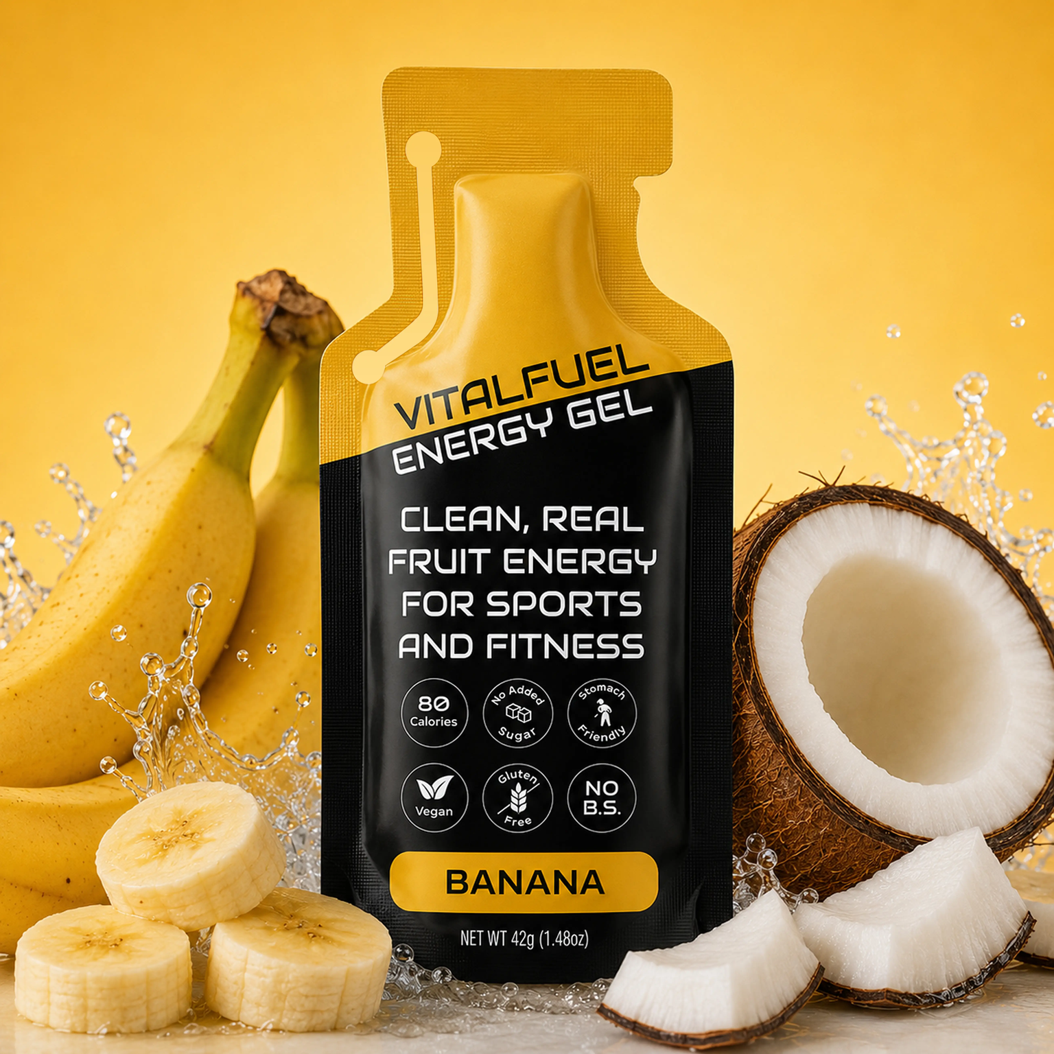 Natural Banana Energy Gel